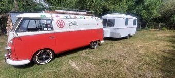 Volkswagen T1 Němka obytná rok 1964.s spz výměna možná. - 1