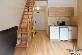 Pronájem bytu 1+kk, 25,2m2, na Ulici Hybešova, Brno-Staré Br