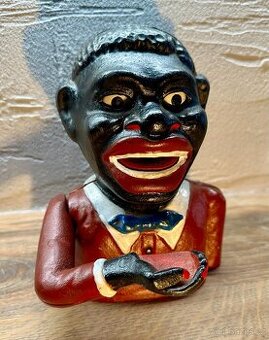 Stará mechanická pokladnička USA TOP kousek FUNKČNÍ