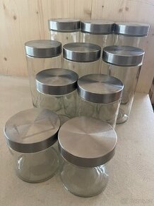 Sada 10 ks sklenene nadoby na cokoliv