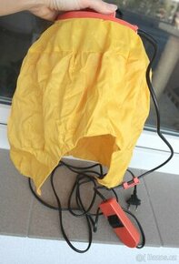 Retro fén/vysoušeč vlasů - žlutá vysoušecí helma