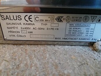 Elektrická saunová kamna