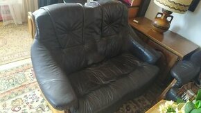 Rustikální kožená souprava