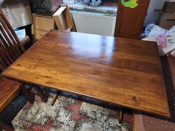 Starožitný stůl a židle - 1
