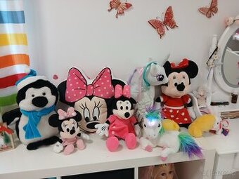 Plyšová velká Minnie + Ponny jednorožec