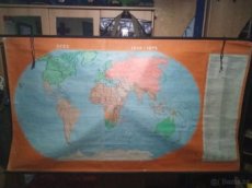 Školní nástěnná mapa