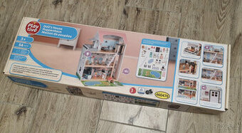 Dřevěný domeček pro panenky Playtive (54 dílů)