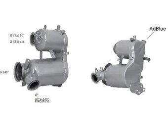 DPF + CAT Audi, Škoda, VW. EURO 6. Nový