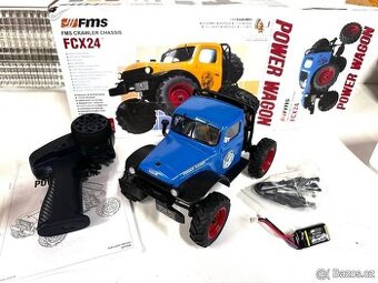 ROZBALENO - FMS FCX24 Power Wagon 1:24 (modrý)