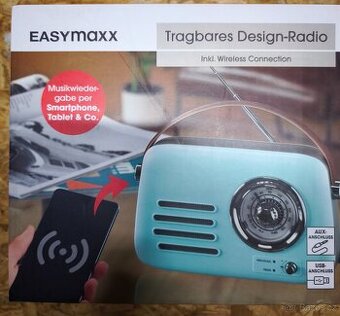 Designové retro rádio