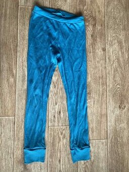 Rostoucí merino legíny Dupeto petrolejové vel. 110/116