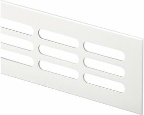 Větrací mřížka - 100x400mm - elox, bílá