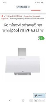 Komínový odsavač par Whirlpool