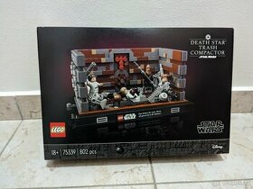 LEGO Star Wars 75339 Drtič odpadků Hvězdy smrti – diorama