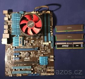 AMD FX-8320 8x3,5 Ghz (AM3+), 8 Gb DDR3, MB M5A97