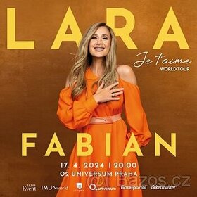 Prodám 4 vstupenky na koncert Lari Fabian.