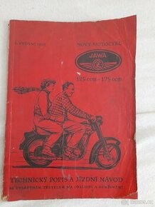 Jawa ČZ 125-175 originál návod k obsluze 1959