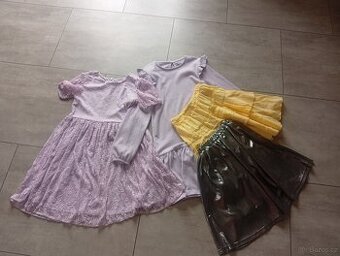 Dívčí šaty Reserved vel.140 dvoje + dvě sukně