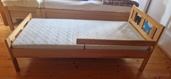 Dětská postel se zábranou IKEA, 70x160