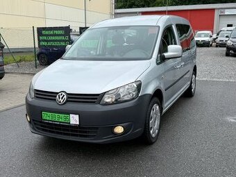 ► VW CADDY MAXI 2,0 CNG MPI - 7 MÍST, TOP KM ◄