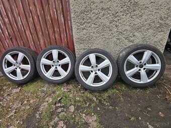 Alu kola Audi 5x112 r18, plus pneu 245 40 r18