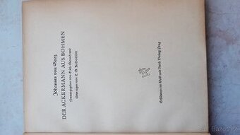 Der Ackermann aus Böhmen vydani 1943 - 1