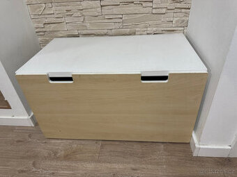 Ikea Stuva Malad lavice s úložným prostorem bílá/bříza