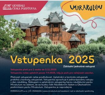 Vstupenka do Mirakula