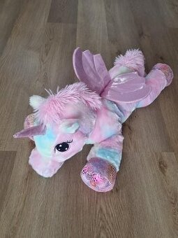 Plyšový jednorožec 60cm - svítí a hraje