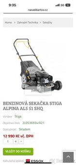 Stiga sekacka ALPINA AL5 51 SHQ