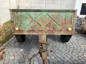 Vyklápěcí vlečka NSN-10 za malotraktor , traktor