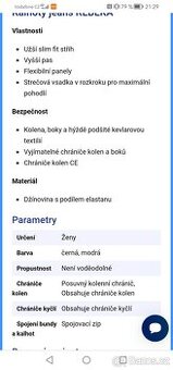 Dámské kevlarové džíny