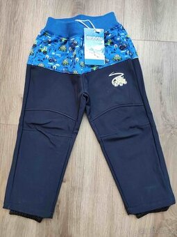 Softshellové zimní kalhoty obrázkové nové