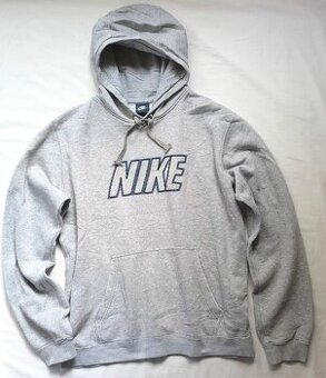 PÁNSKÁ ŠEDÁ MIKINA-NIKE-vel. M