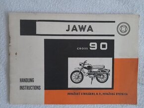 Jawa 90 Cross originál příručka