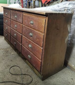 Spodní šuplíková komoda - apoteka - kuepcký regál