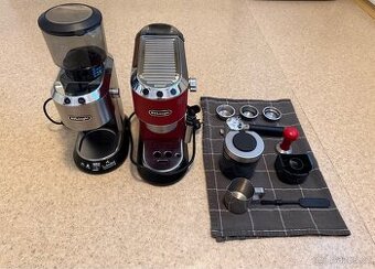 Prodám set Delonghi - kávovar + mlýnek