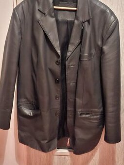 Pánská kožená bunda vel.L černá