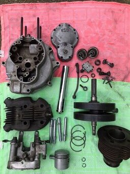 NSU 351 OS, OSL motor s liatinovou hlavou