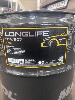 Prodám motorový olej 5w-30 longlife značky mannol