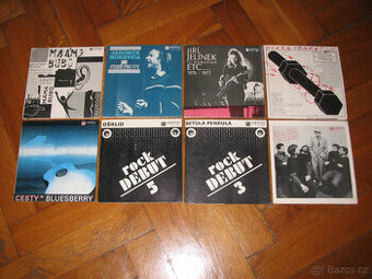 EP + SP vinyly = Hudba Praha, Máma Bubo, Bluesberry a další.