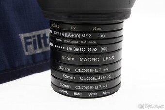 Filtry + clona MACRO mix. 10ks 52mm
