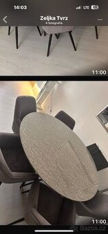 Prodam velki a mali stul s židlama 6 ks.