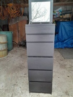 Ikea komoda Malm se zrcadlem