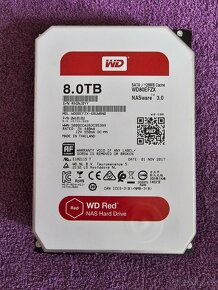 Pevný disk HDD WD RED 3x 8TB, mediamax 1x 6TB