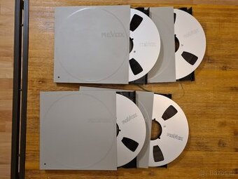 Tři ALU cívky Revox s páskou Revox v archivboxu Revox - 1