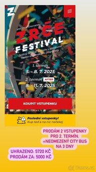 vstupenky na Zrće