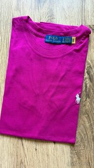 Dámské růžové triko Ralph Lauren - 1