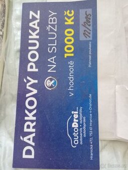 Prodám dárkový poukaz