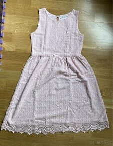 HM krajkové šatičky, světle růžové, vel. 170 - 1